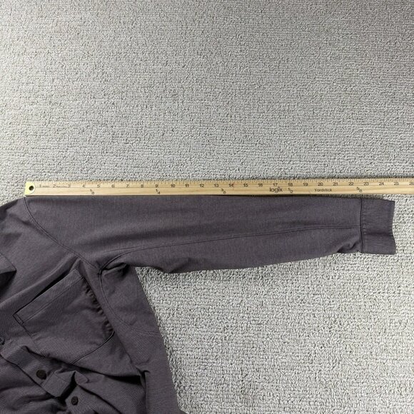 Lululemon Commission Brushed Woven Shirt Brown Men’s Size Small - Picture 6 of 8